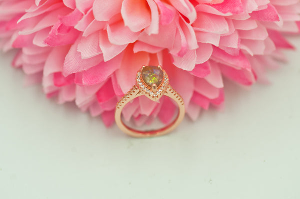 SOLEIL - TEAR DROP RING