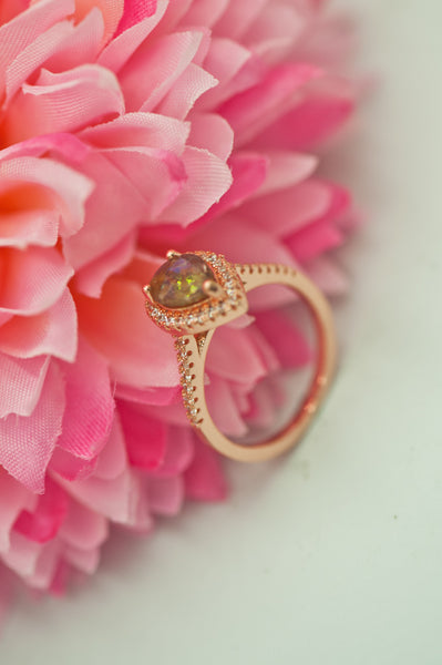 SOLEIL - TEAR DROP RING