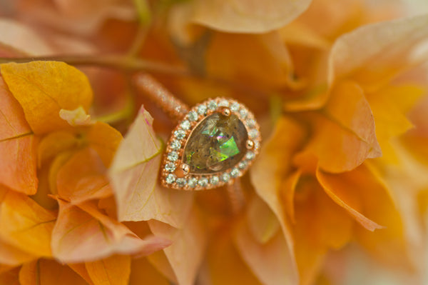 SOLEIL - TEAR DROP RING