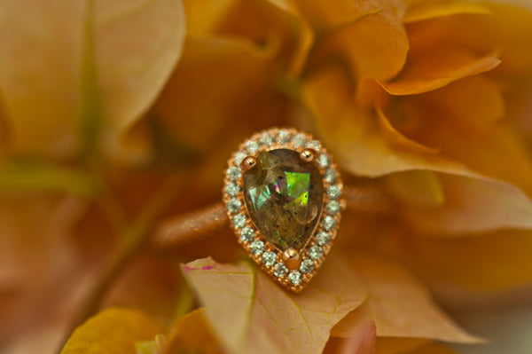 SOLEIL - TEAR DROP RING