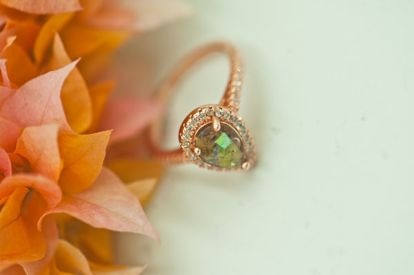 SOLEIL - TEAR DROP RING