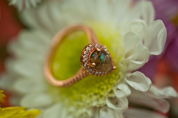 SOLEIL - TEAR DROP RING