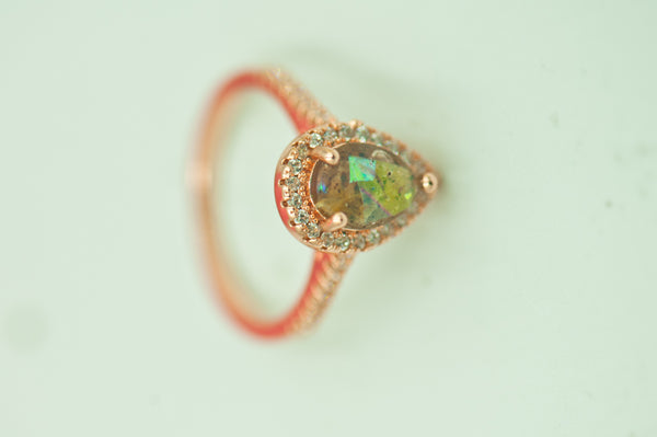 SOLEIL - TEAR DROP RING
