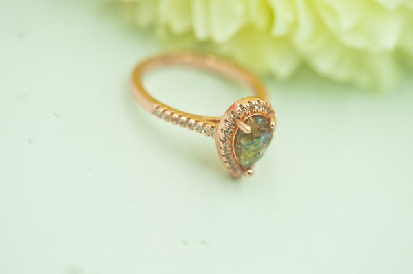 SOLEIL - TEAR DROP RING