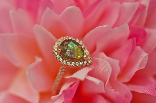 SOLEIL - TEAR DROP RING