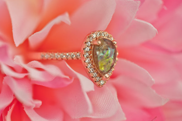 SOLEIL - TEAR DROP RING