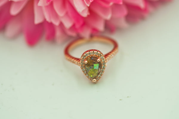 SOLEIL - TEAR DROP RING