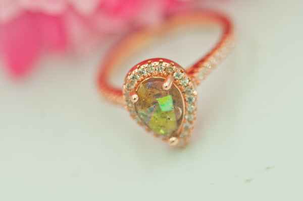 SOLEIL - TEAR DROP RING