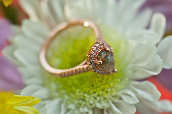 SOLEIL - TEAR DROP RING