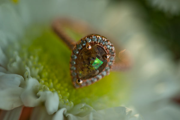 SOLEIL - TEAR DROP RING