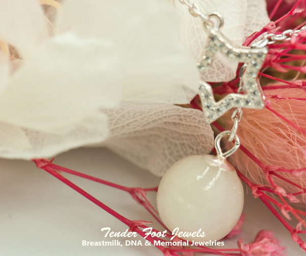 RIZA - STAR AND PEARL PENDANT