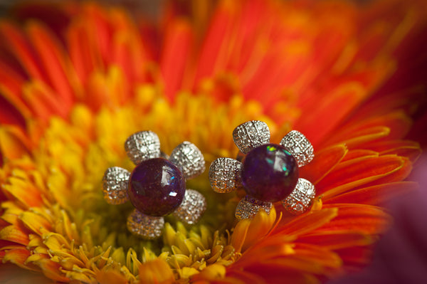 ACELIN- FLOWER PEARL EARRINGS