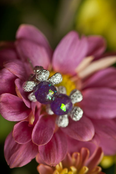 ACELIN- FLOWER PEARL EARRINGS