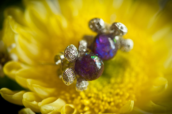 ACELIN- FLOWER PEARL EARRINGS