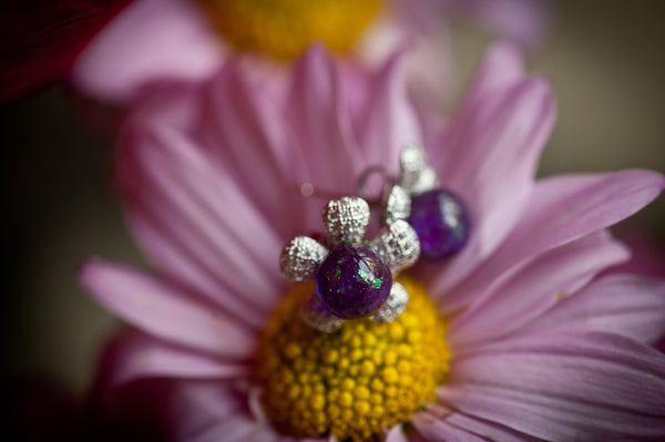 ACELIN- FLOWER PEARL EARRINGS