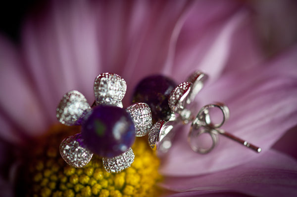 ACELIN- FLOWER PEARL EARRINGS