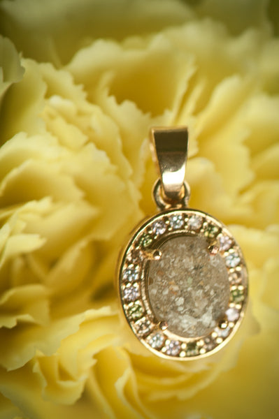 Alena - Oval Princess Cut Pendant