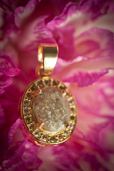 Alena - Oval Princess Cut Pendant