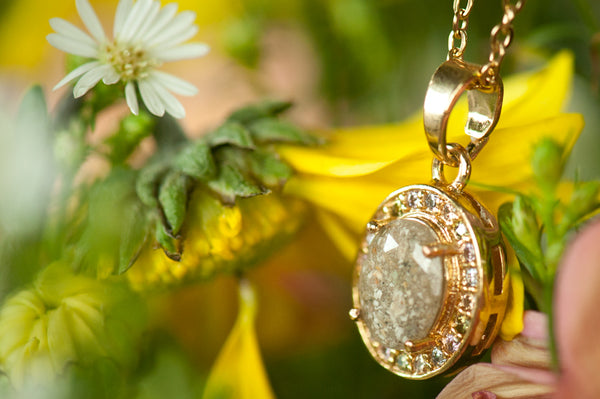 Alena - Oval Princess Cut Pendant