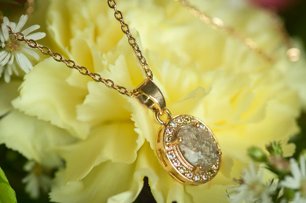 Alena - Oval Princess Cut Pendant