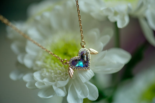 AMELIA - WINGED HEART PENDANT