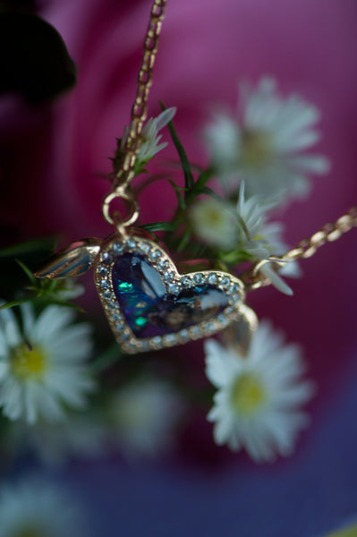 AMELIA - WINGED HEART PENDANT
