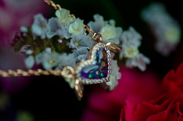 AMELIA - WINGED HEART PENDANT
