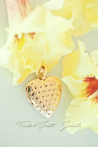 AMY HEART LOCKET