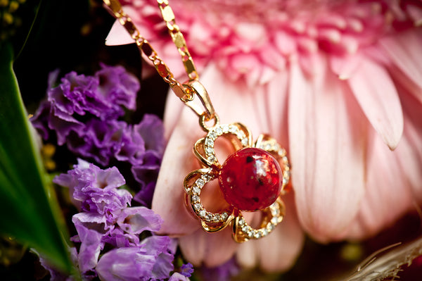 AUDETTE - FLOWER PEARL PENDANT