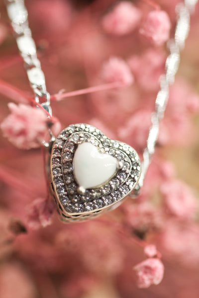 BETHANY - DOUBLE SIDED HEART CHARM