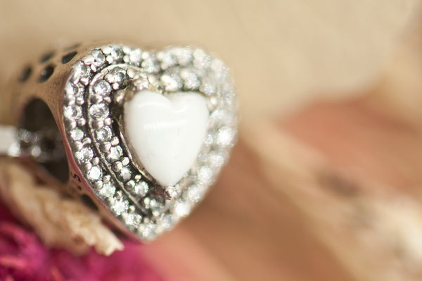 BETHANY - DOUBLE SIDED HEART CHARM