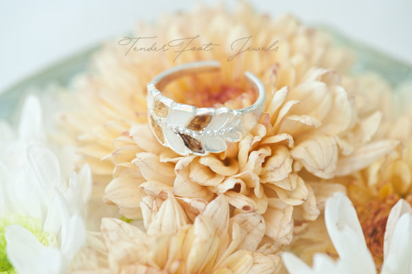 BRIDGET - LEAF RING