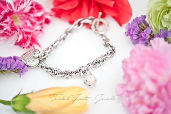 CAROL - MEMORY LOCKET CHUNK BRACELET