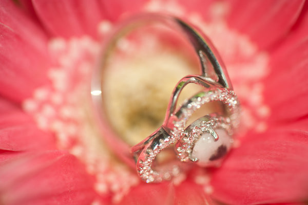 CILKA - HEART OVAL RING