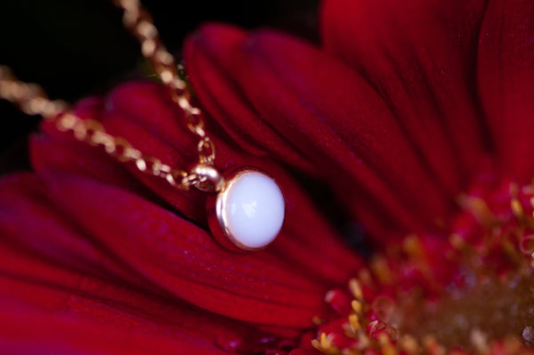 DARLENA - MILK DROP PENDANT