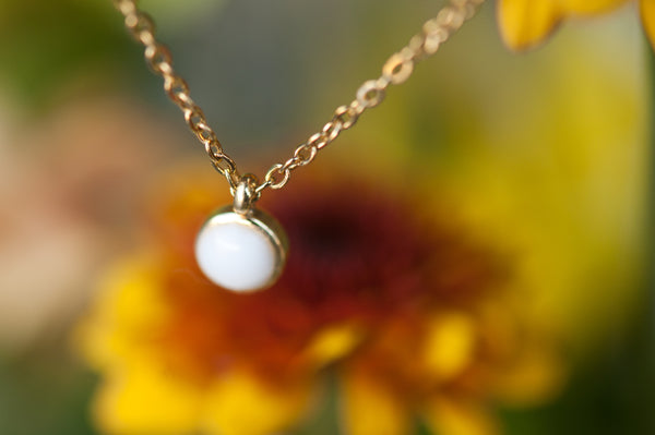 DARLENA - MILK DROP PENDANT