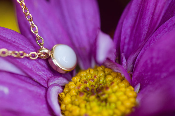 DARLENA - MILK DROP PENDANT