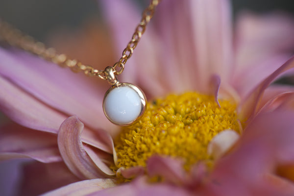 DARLENA - MILK DROP PENDANT