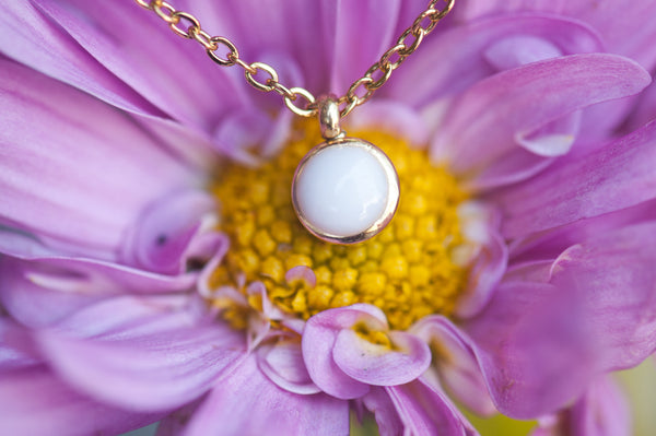 DARLENA - MILK DROP PENDANT