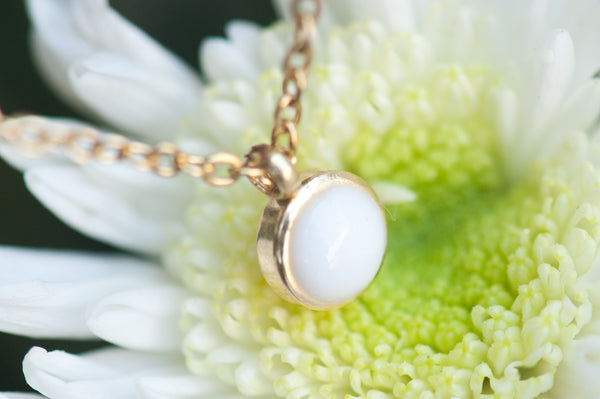 DARLENA - MILK DROP PENDANT