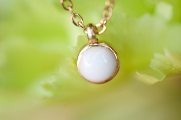 DARLENA - MILK DROP PENDANT
