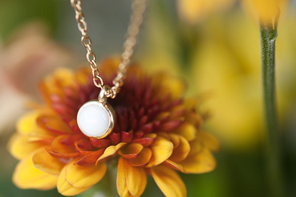 DARLENA - MILK DROP PENDANT