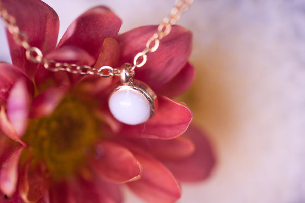 DARLENA - MILK DROP PENDANT