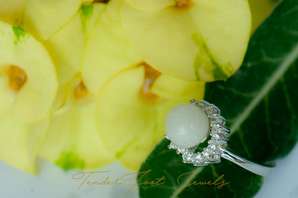 DIVINE - HEART CORONATION PEARL RING