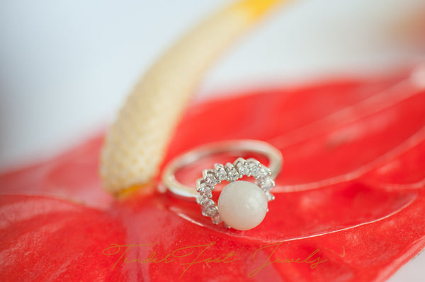 DIVINE - HEART CORONATION PEARL RING