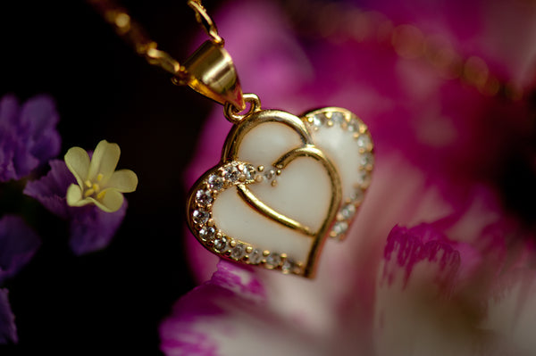 DOROTHEA - DOUBLE HEARTS PENDANT