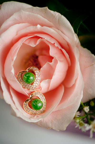 HAO - PEARL HEART EARRINGS