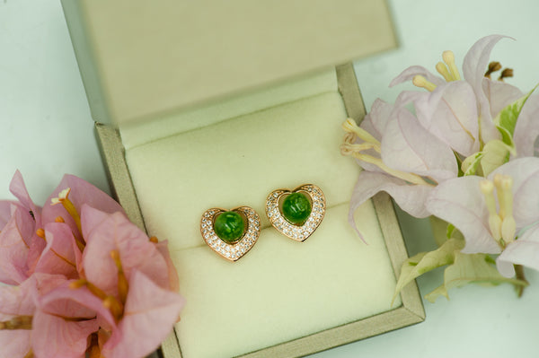 HAO - PEARL HEART EARRINGS