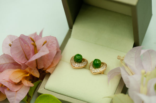 HAO - PEARL HEART EARRINGS