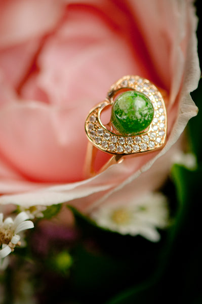 HAO - PEARL HEART RING